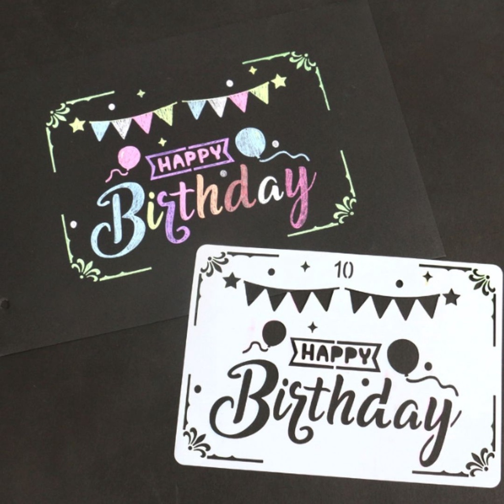 

Penggaris Huruf Flexsibel Tulisan Happy Birthday