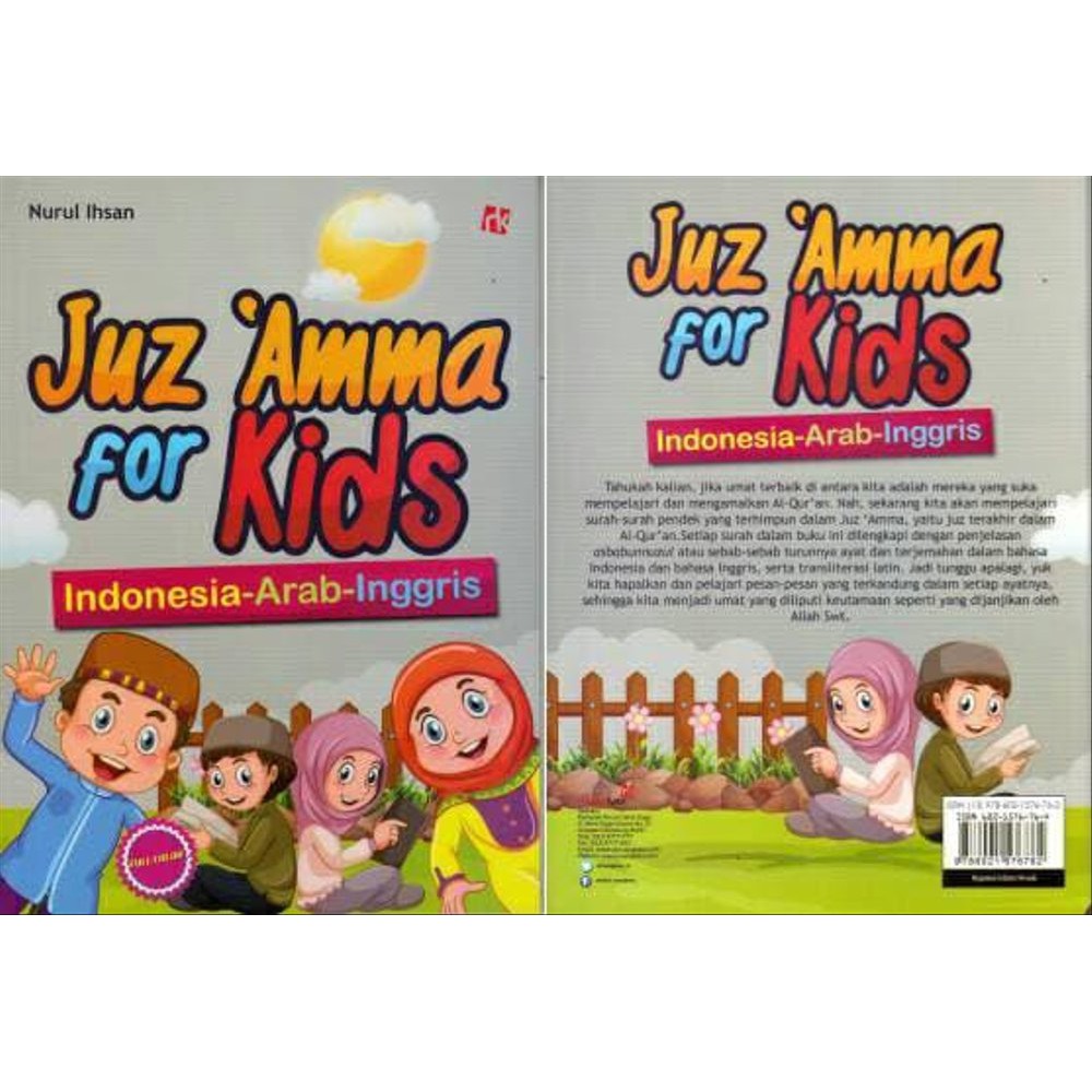 Juz Amma For Kids : Indonesia-Arab-Inggris (Full Color)  |Ruang Kata|