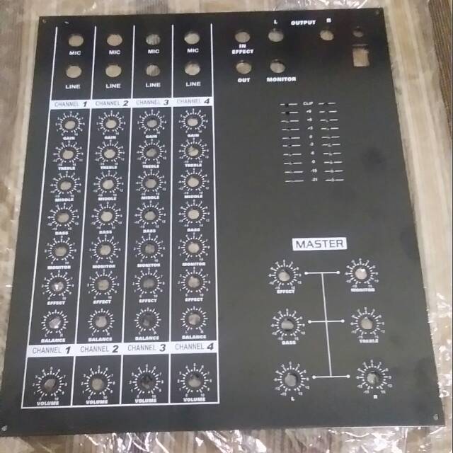 Plat Atas Panel Mixer 4 Chanel