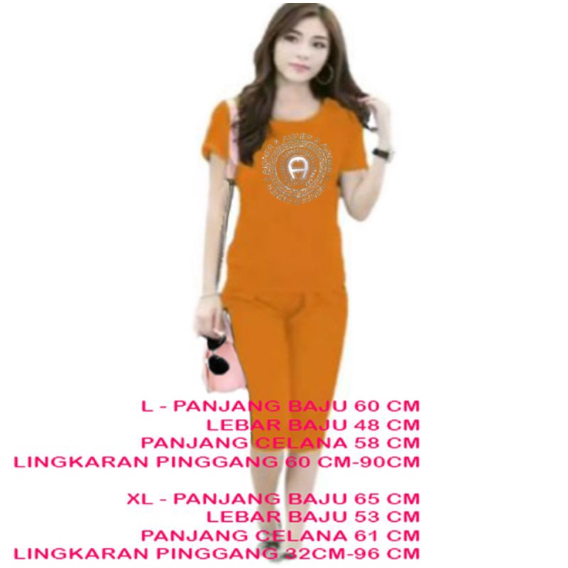 BAJU SETELAN CELANA SELUTUT WANITA 4IGN3R/SETELAN SANTAI CELANA SELUTUT WANITA 4IGN3R