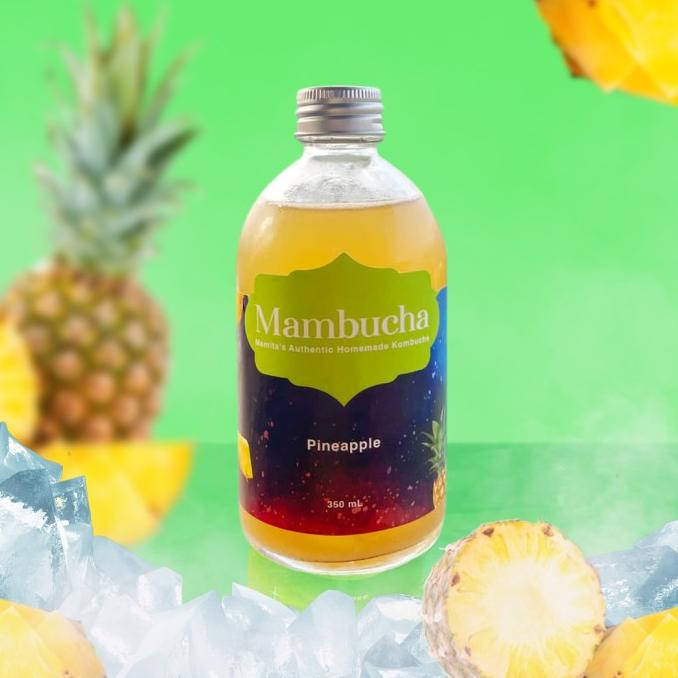 

[COD] Pineapple Mambucha Glass Bottle 350 m [COD]