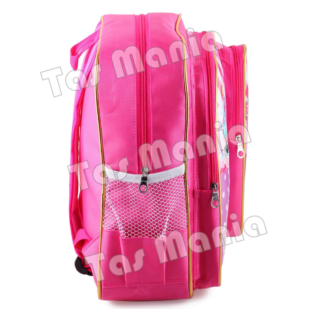 PTS -Ransel Sekolah Anak Perempuan Karakter - Dynamic Two .PT - PINK + FREE Lunch Box