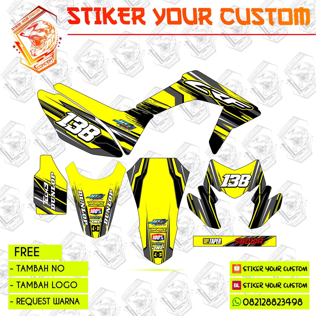 decal striping crf 150 l stabilo