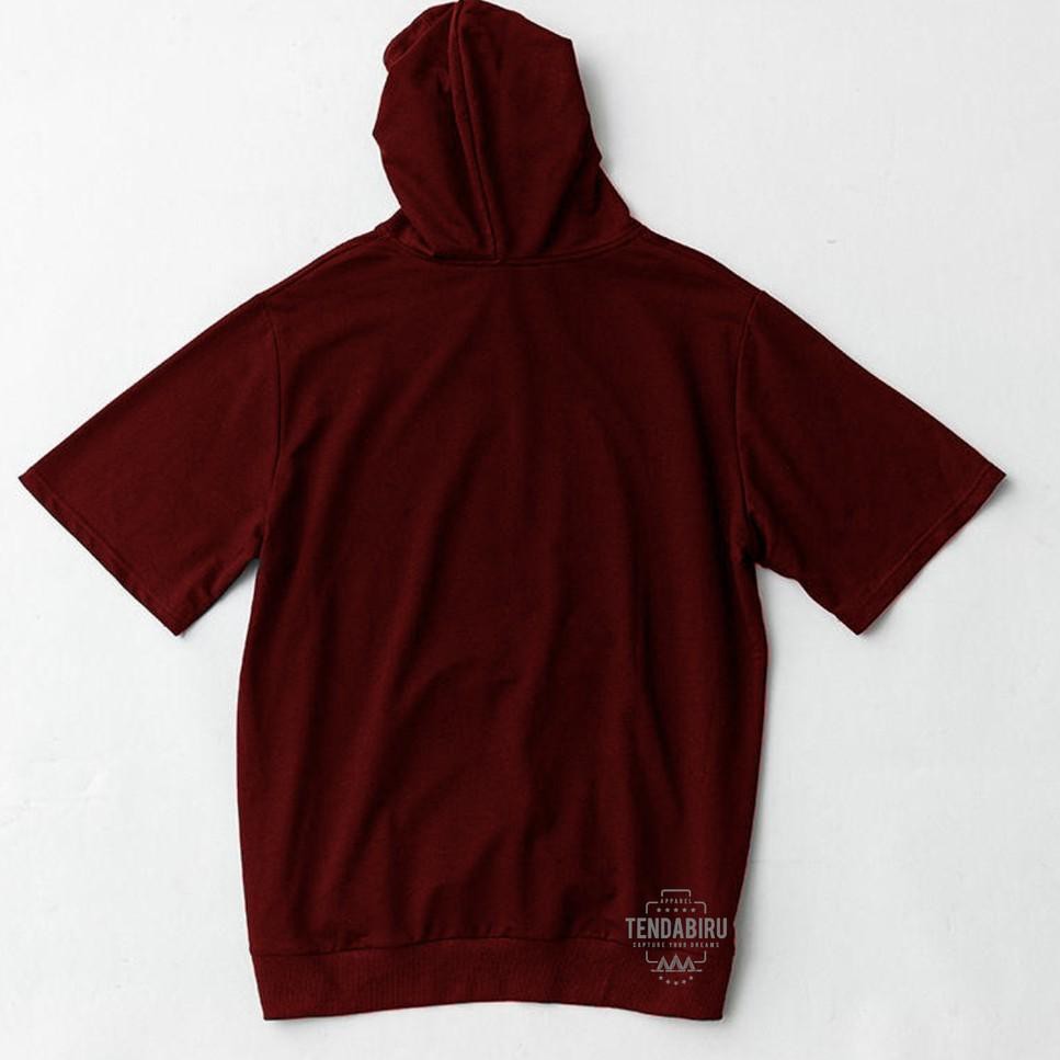 Greenlight Sweater Hoodie Lengan Pendek Pria Wanita (ART. 4530)