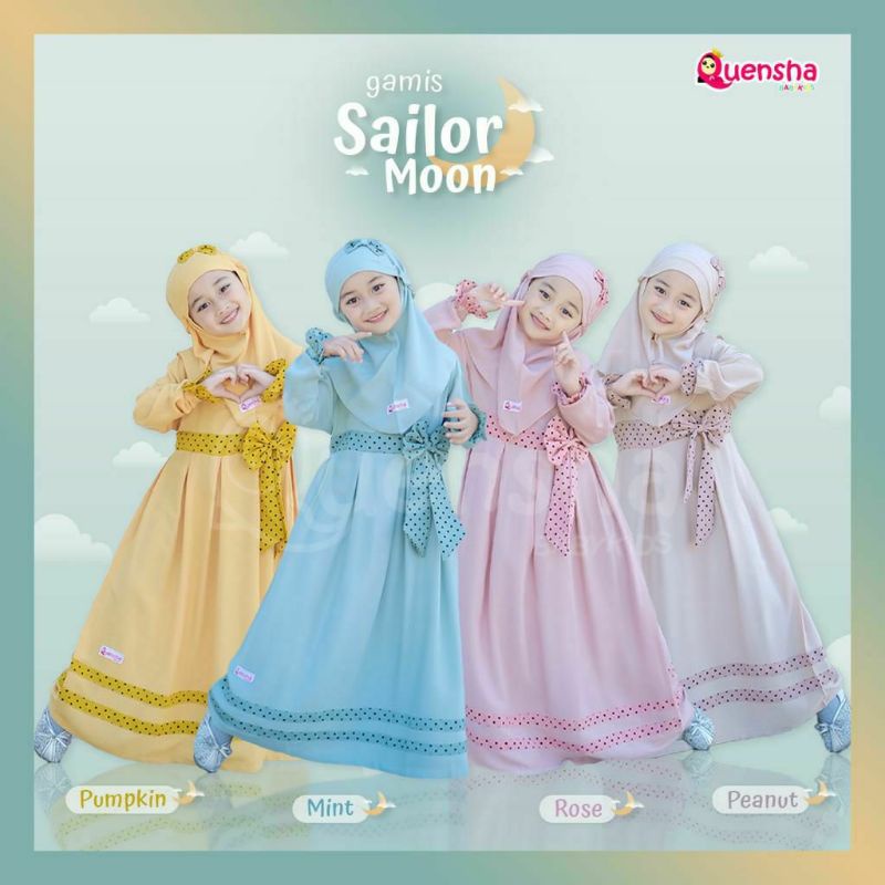 gamis anak terlaris sailormoon by quensha hijab