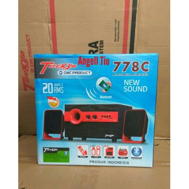Speaker Bluetooth Teckyo GMC 778C