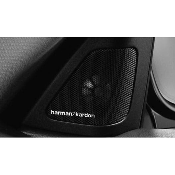 Logo HARMAN KARDON mini sticker / Kecil Emblem Alumunium Sticker