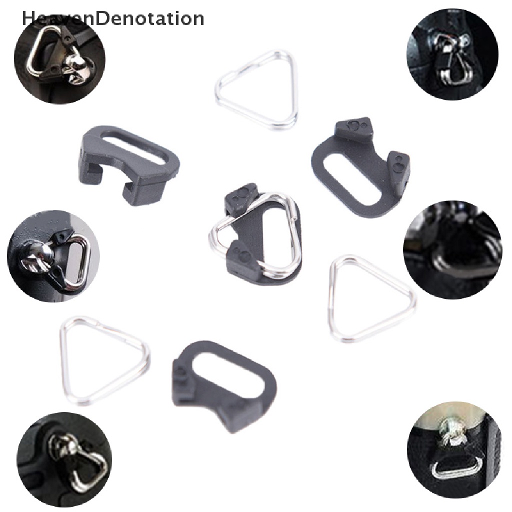 (Heavendenotation) Adapter Split Ring Segitiga + Cap Untuk Kamera Fuji Lecia Nikon Canon