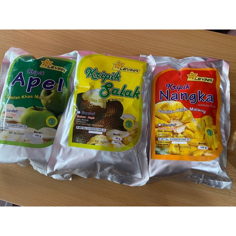 

CEMILAN Keripik Buah Khas Malang 100gram