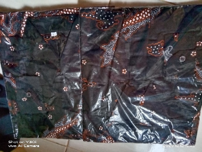 Bswart Batik Hrb026 Kenongo Hem Pendek Padi Pekalongan M L Xl Batik Pria Murah Modern Grosir