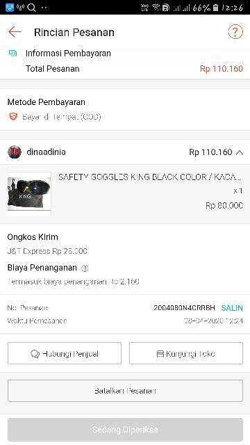 Safety Goggles King Black Color / Kacamata Proyek Safety Goggle