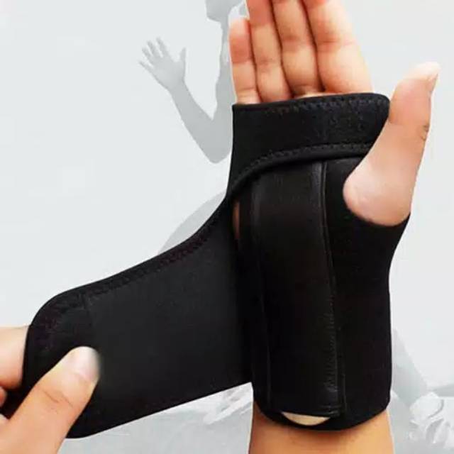 Arthritis Band Belt Carpal Tunnel Hand Wrist Support Pelindung Pergelangan Lengan Cidera Keseleo