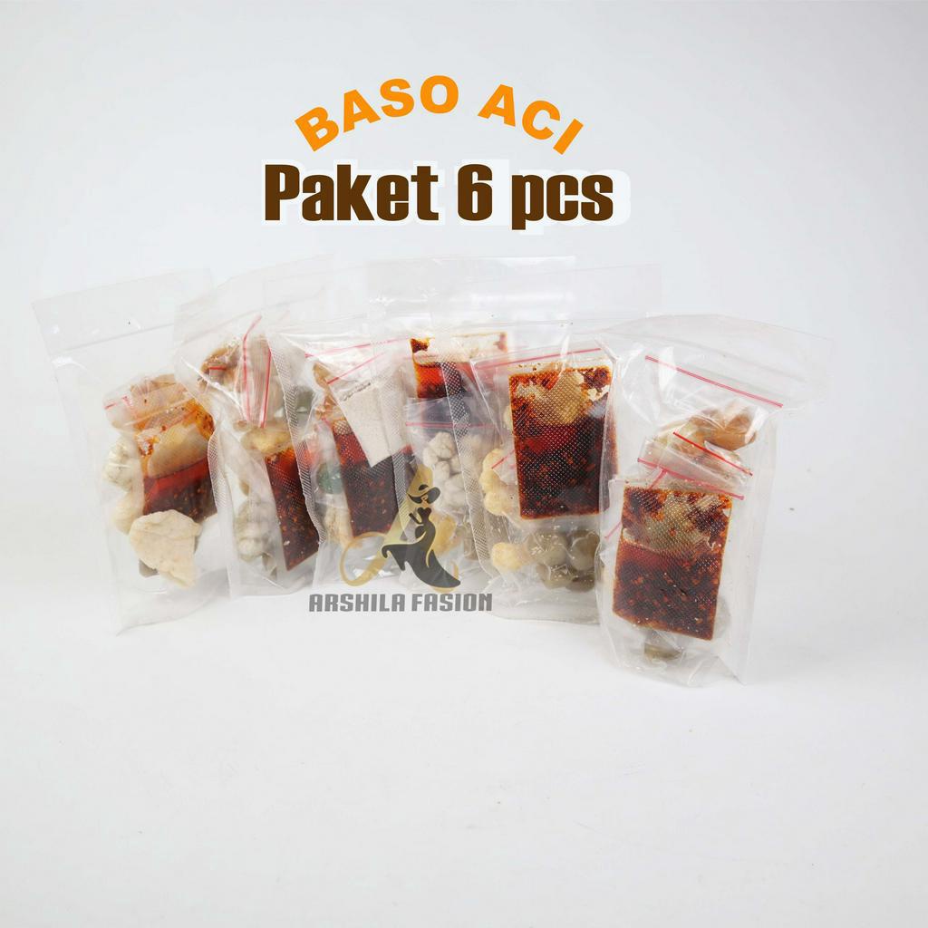 BASO ACI JUMBO ISI AYAM SUWIR MERCON INSTANS Paket Hemat ISI 6 PCS