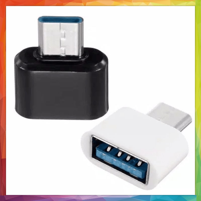 OTG MINI PERSEGI MICRO USB / TYPE C konektor NON KABEL MURAH