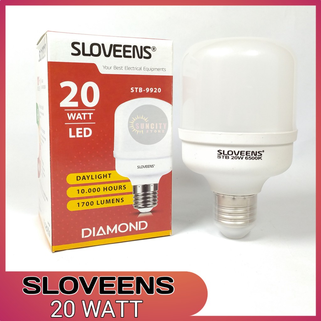 Sloveens Diamond Lampu LED Capsule 20 Watt - Cahaya Putih