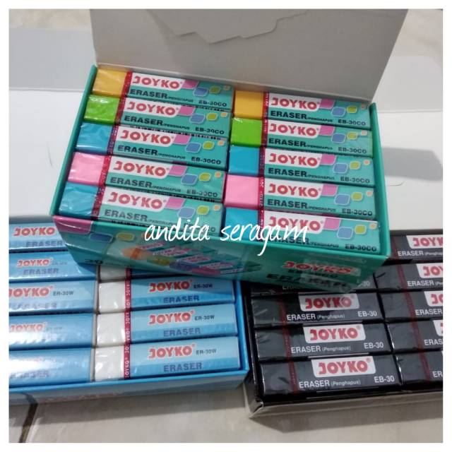 Penghapus pensil eraser Joyko sedang