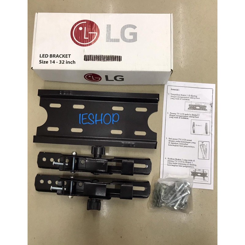 LG Bracket TV 14 - 32 inch / 21 - 43 inch Breket Dinding LED TV PROMO MURAH