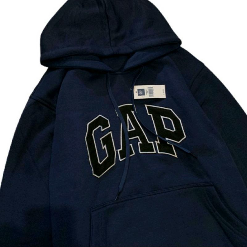 (COD) SWEATER HOODIE GAP BORDIR FULLTAG &amp; LEBEL - BANYAK VARIASI WARNA BEST SELLER