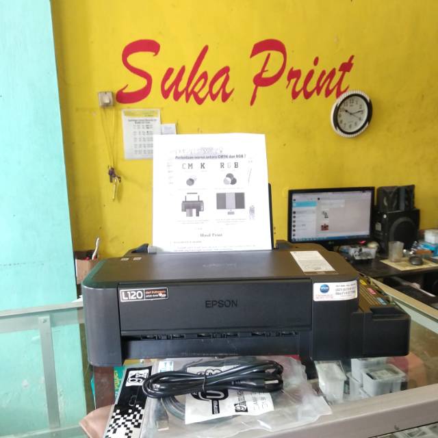 

Printer Epson L120 Cetak Hitam Saja