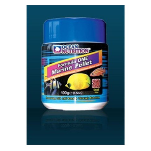 

nemozaquatic Ocean Nutrition Formula 1 Marine Pellet Small 100gram meningkatkan kualitas warna ikan