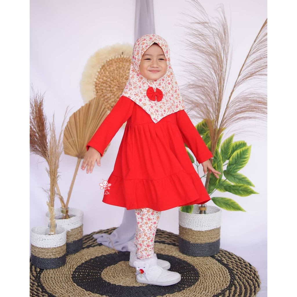 Baju Gamis Anak Perempuan / Baju Muslim Anak 1 Tahun / Baju Muslim Anak Perempuan Nayla