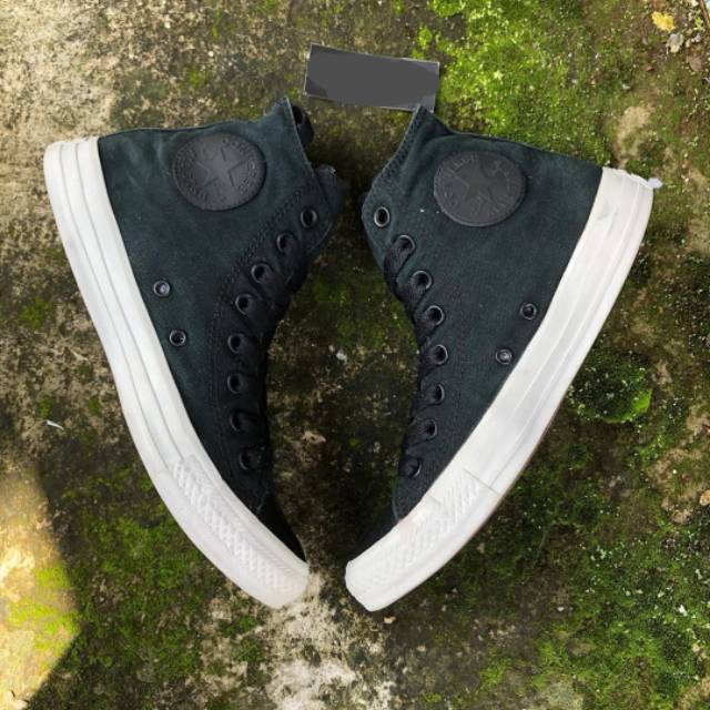 Converse Chuck Taylor New Release Undefeated High tinggi hitam black