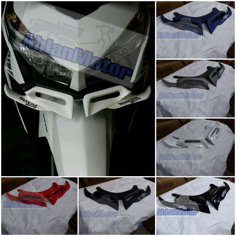 winglet HONDA Vario led 125-150 old 2015-2017/WINGLET VARIO 125 150 LED 2016 2017 2018 Hitam Putih G