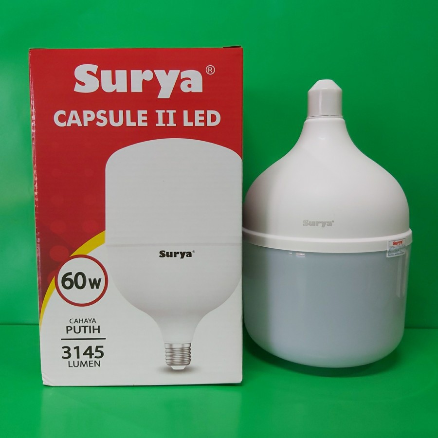 Bola Lampu Surya Capsule Kapsul LED 60w 60 w 60watt 60 Watt