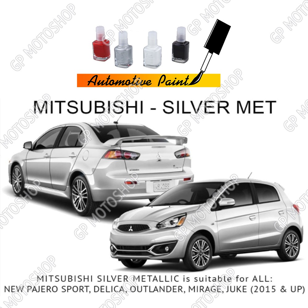 MITSUBISHI SILVER METALLIC METAL CAT OLES PENGHILANG BARET MOBIL LECET SILVER METALIK XPANDER PAJERO