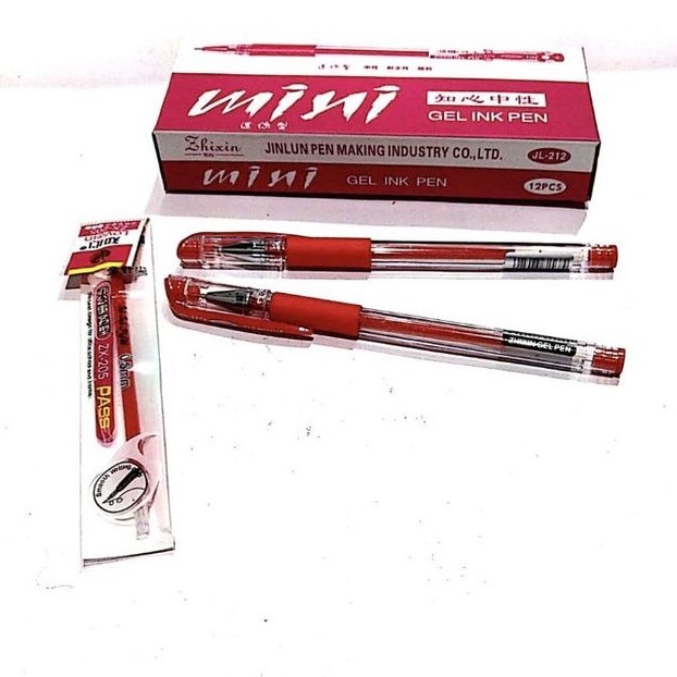 

PULPEN GEL MINI JL-212 MERAH