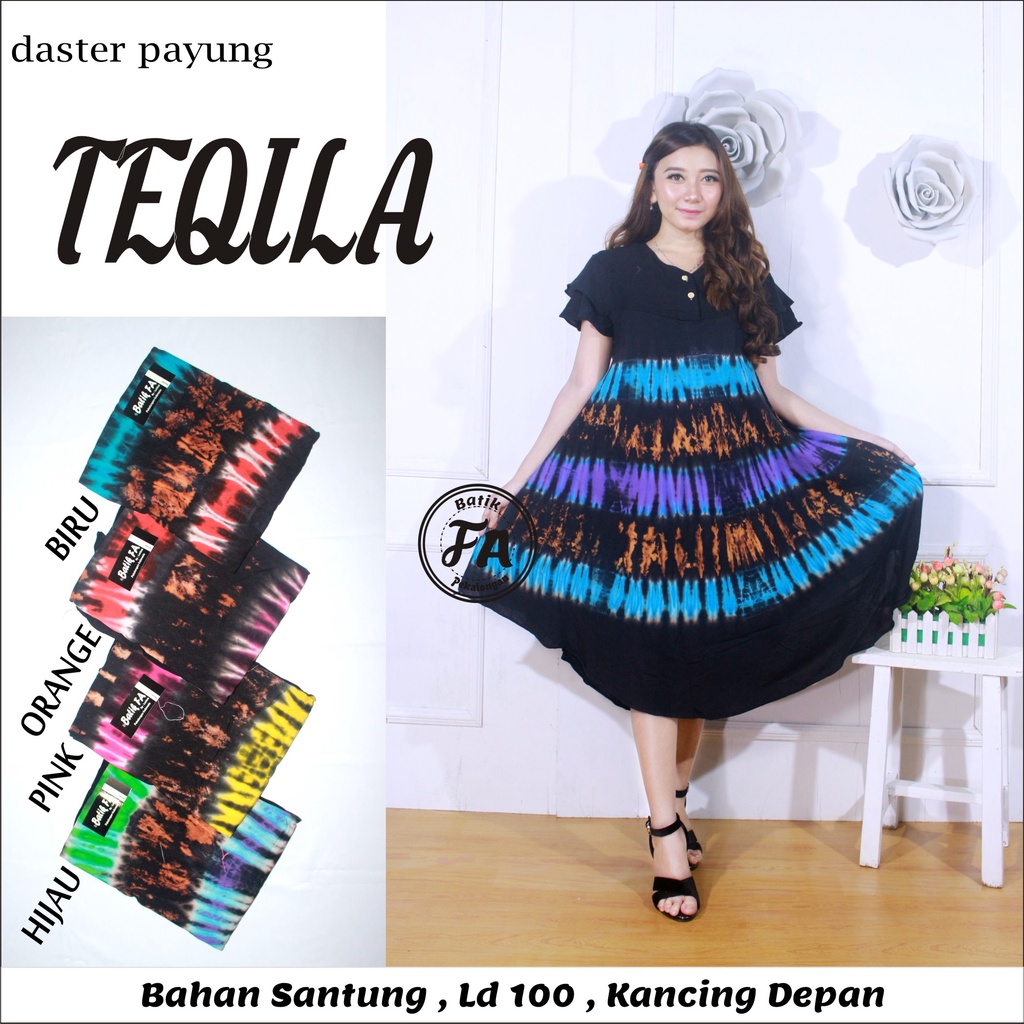 BATIK WANITA DASTER PAYUNG RAYON ( BLACKJET CHOCOCHIP QUANTUM TROMBOSIT DELFI PESONA LARVA KIPAS WARNA LILY GARIS ASHANTY CALADINE MAYA OSELA SAFINA ) KEKINIAN KANCING DEPAN BUSUI BUMIL LENGAN PENDEK MURAH ADEM-DP GARIS