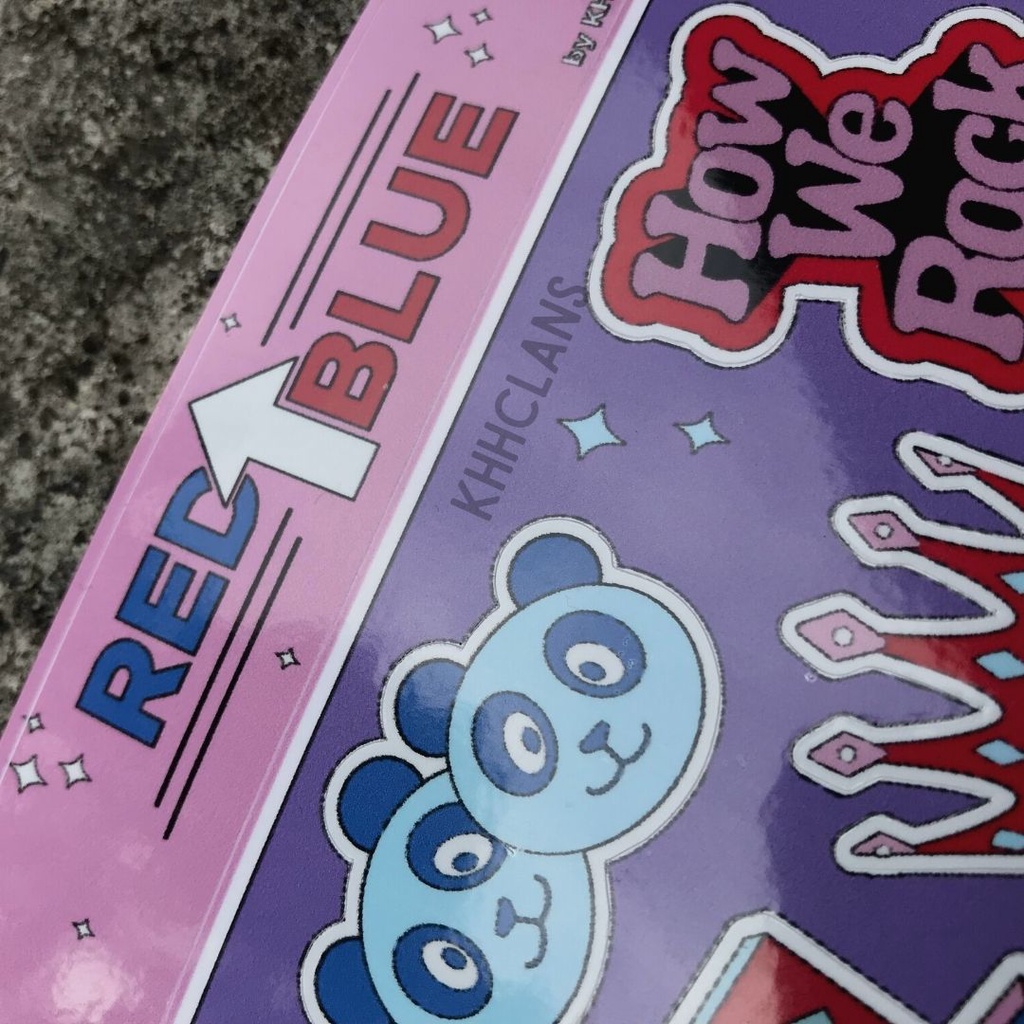 khhclans - Sticker Deco KHH KRNB Label Edition ( aomg h1ghr dpr ambition )