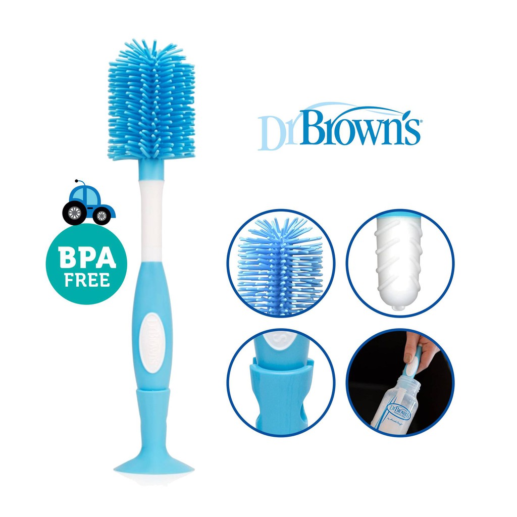 Dr Brown's AC055 Soft Touch Bottle Brush | Sikat Botol Bayi