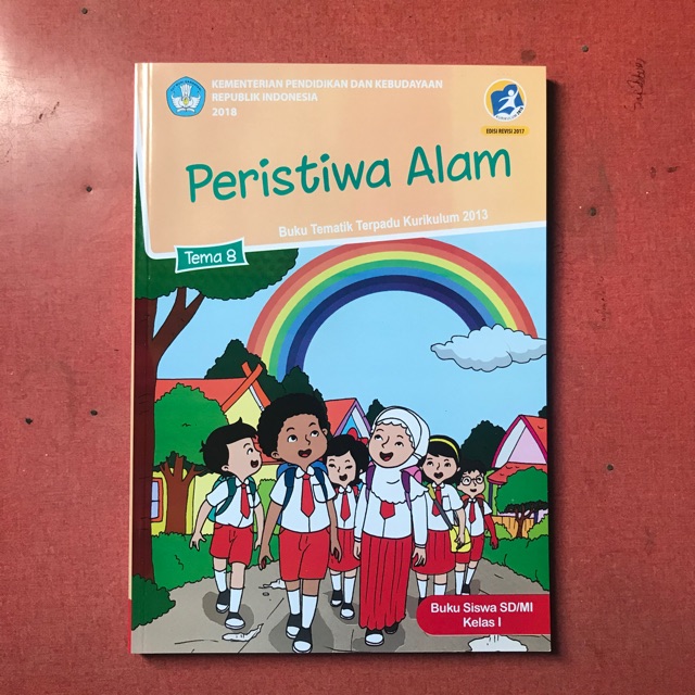 Buku Tematik Kelas 1 Tema 8 /  Peristiwa Alam