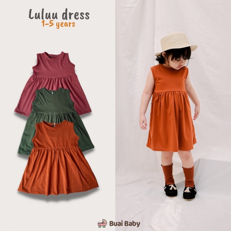 BUAI - LULUU DRESS bahan katun adem saat dipakai