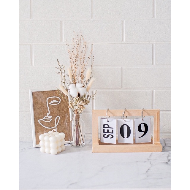 

KALENDER AESTHETIC | KOREAN DECORATION CALENDER | KALENDER ABADI KALENDER KAYU
