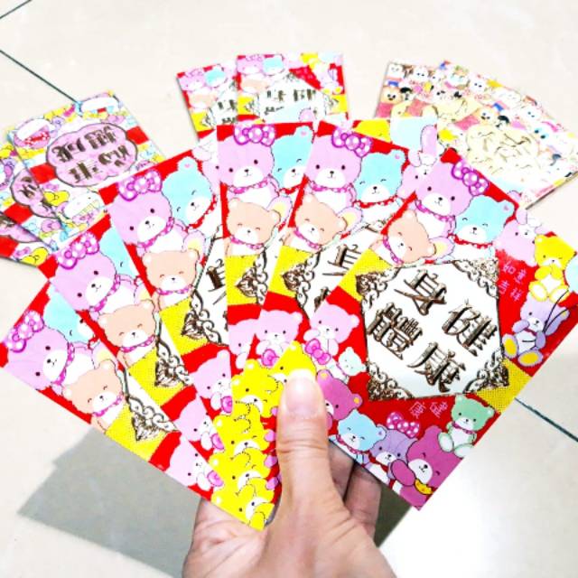 Angpao Kartun Jepang Murah Ampao Imlek one Piece Hello Kitty Bear Hiasan Parcel Imlek Grosir