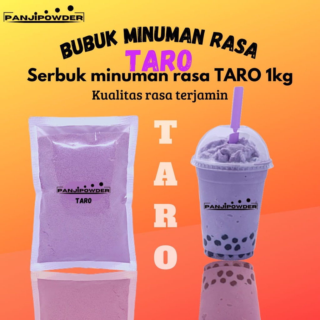 1kg serbuk minuman rasa taro bubuk minuman rasa taro bubuk minuman kekinian bubuk minuman aneka rasa bubuk minuman boba