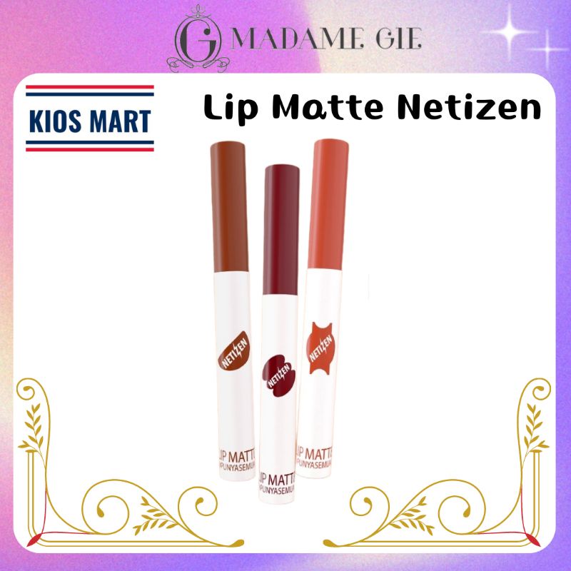 Madame Gie Lip Matte Netizen +62 | Lip Cream Superstay | Lipstick