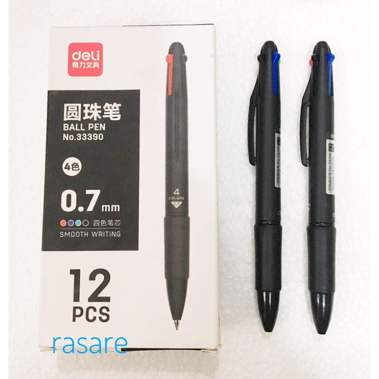 

Bolpen Deli 4 Warna Cetek 0,7mm