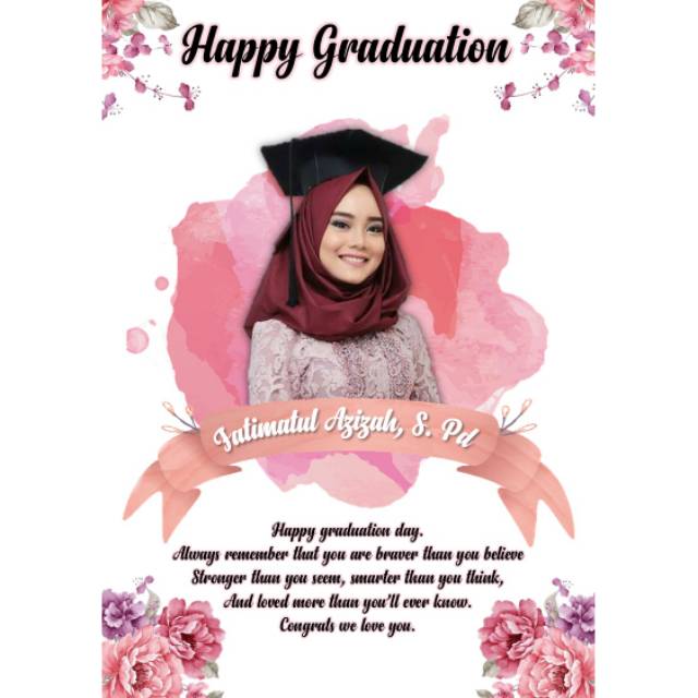 Poster Ucapan Selamat Wisuda Imagesee