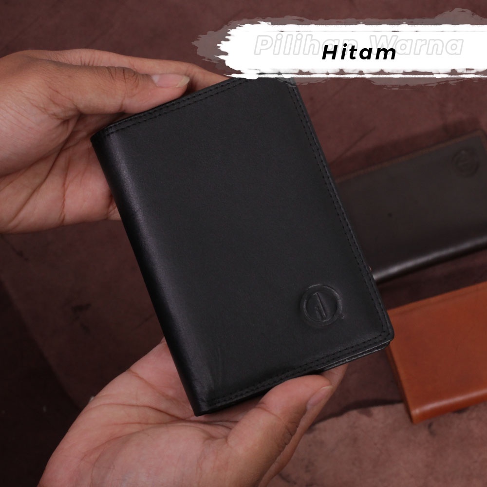 HANDMADE Dompet 3/4 kulit pria Kulit asli full luar dalam furing Premium