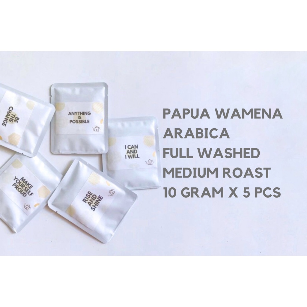 

Papua Wamena Full Washed Kopi Arabica Rumacoffee 5 Sachet x 10 gram