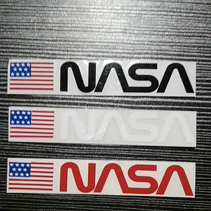 STICKER NASA BENDERA AMERIKA CUTTING