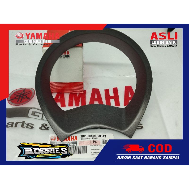 COVER RING TUTUP SPEEDOMETER KILOMETER NMAX N MAX ABU GELAP ORIGINAL YAMAHA YGP ASLI 2DP-H3559-00-P1