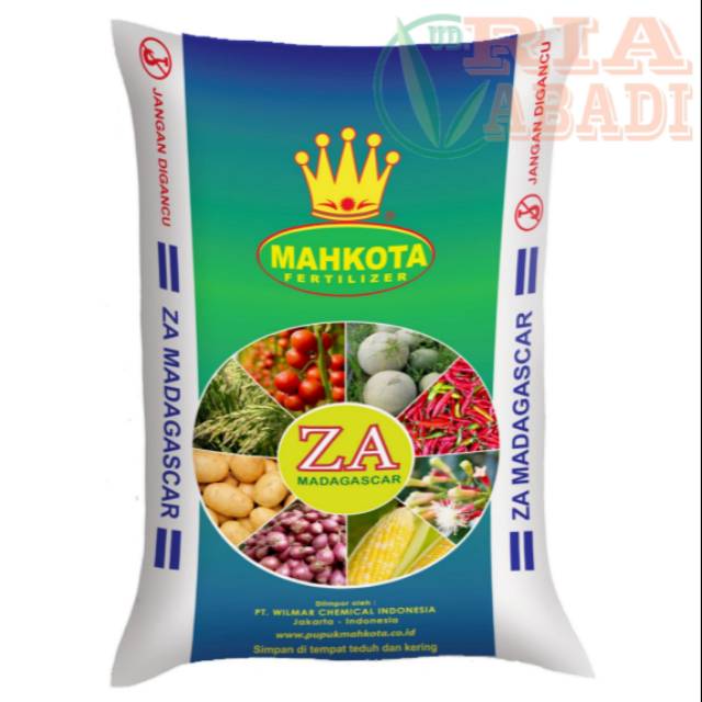 Pupuk Pertanian Pupuk ZA Impor Mahkota Madagaskar Repack 1kg