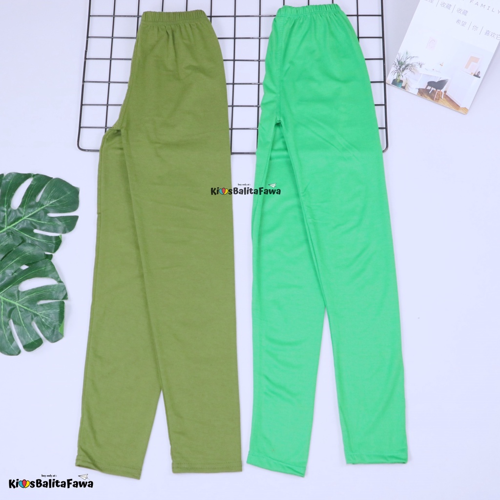 Legging Joya Size 7-8 Tahun / Leging Ketat Panjang Anak Perempuan Polos Dalaman Cewek Import Tebal