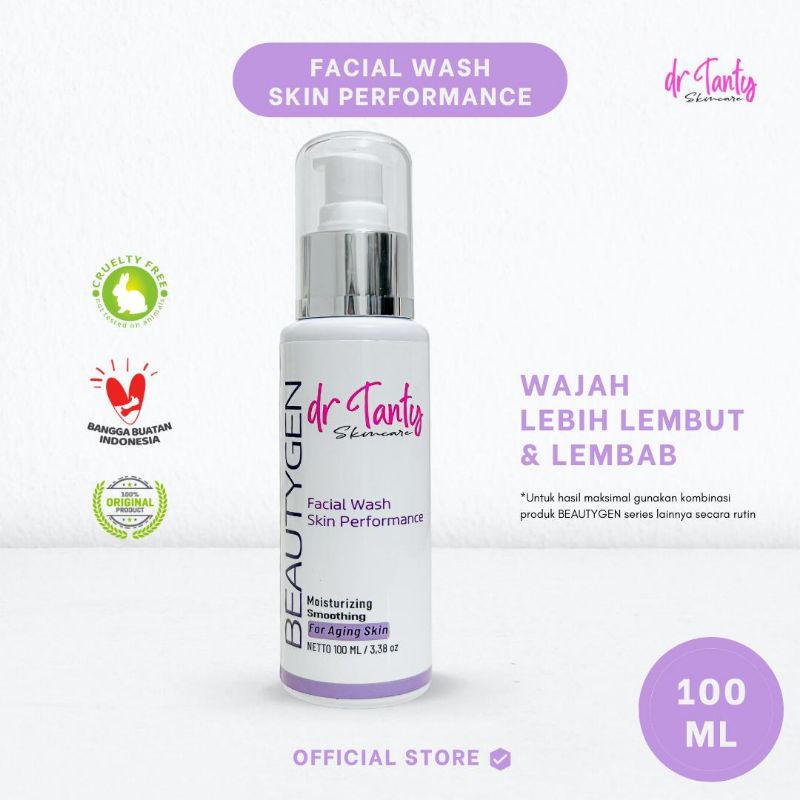 Beautygen Facial Wash Skin Performance by dr tanty skincare | Sabun Cuci Muka untuk anti aging
