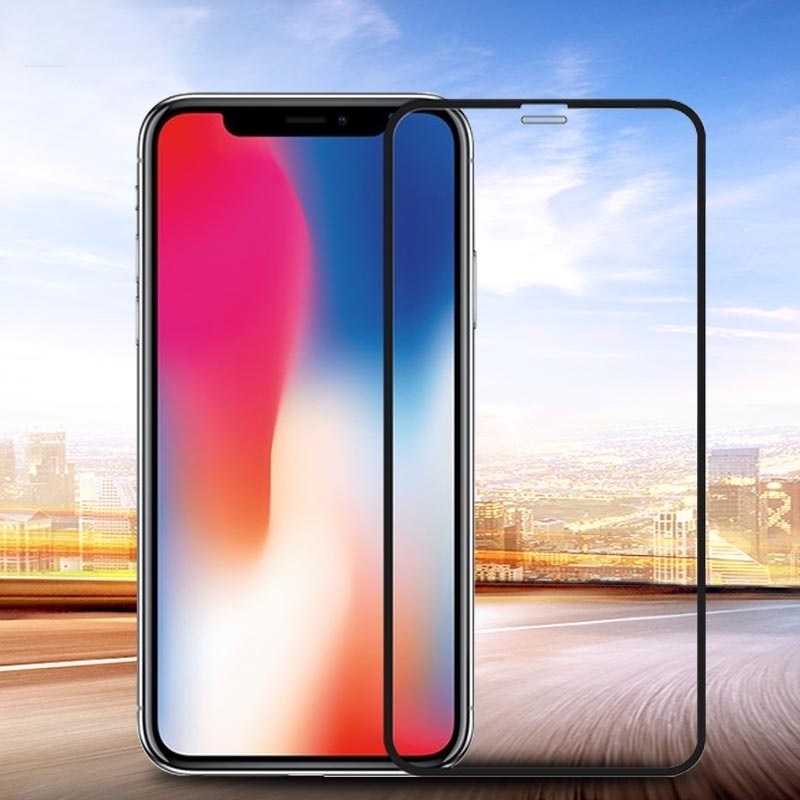 Pelindung Layar Tempered Glass 3d Anti Glare / Gores Untuk Compatible For iPhone Xr