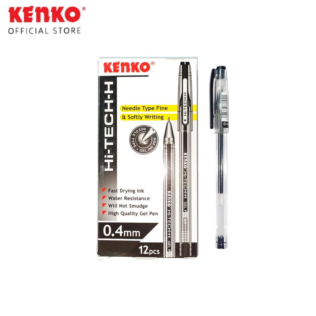 

Pulpen KENKO Gel Pen HI-TECH-H 0,4mm ( 1 Pack )
